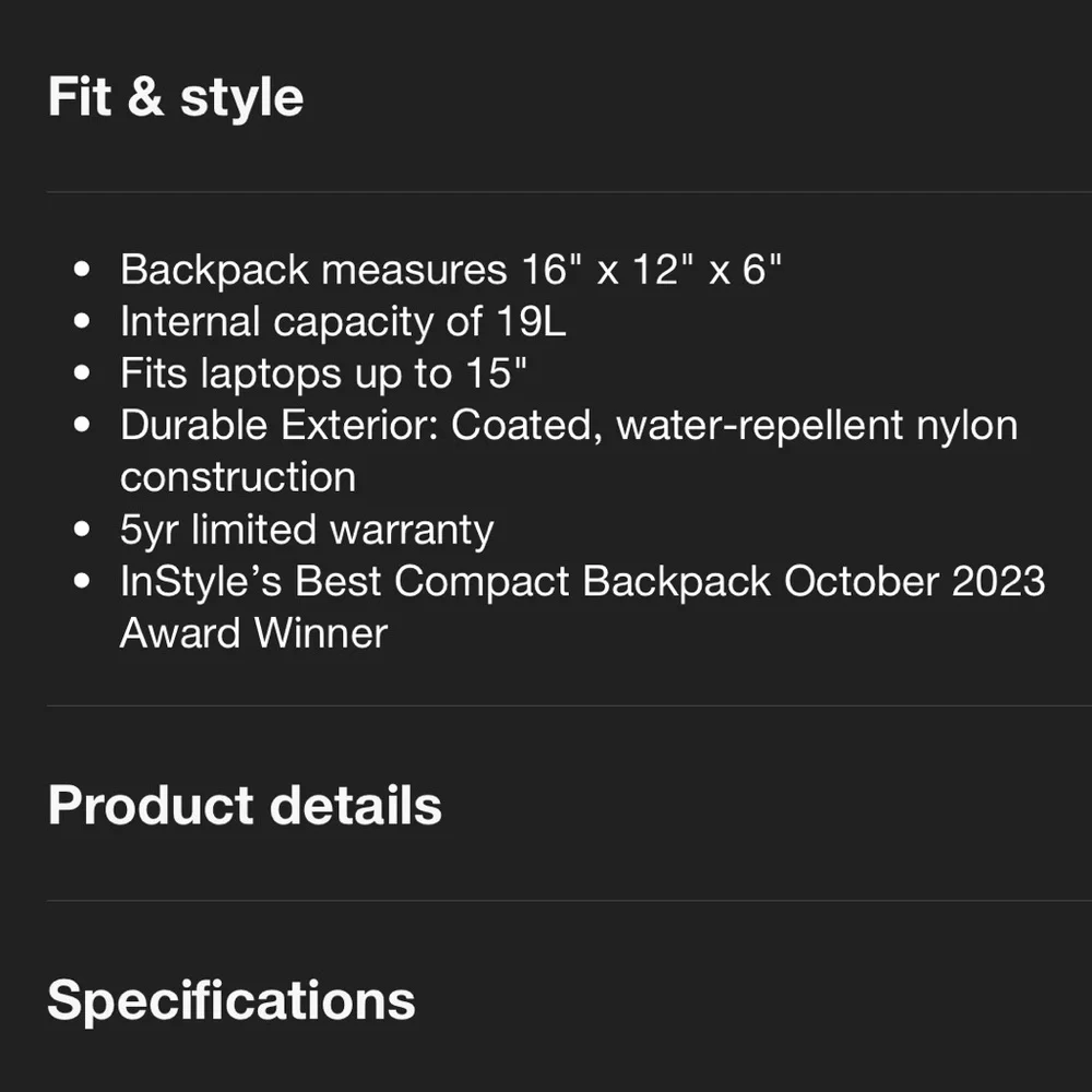 Target backpack - Picture 7 of 7